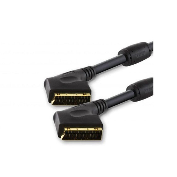 Scart - Scart TV VCR DVD Oynatıcı için Altın Kaplama Kablo 0.75 m