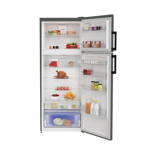 Grundig 406 Lt Çift Kapılı Duo No Frost Buzdolabı Koyu Gri