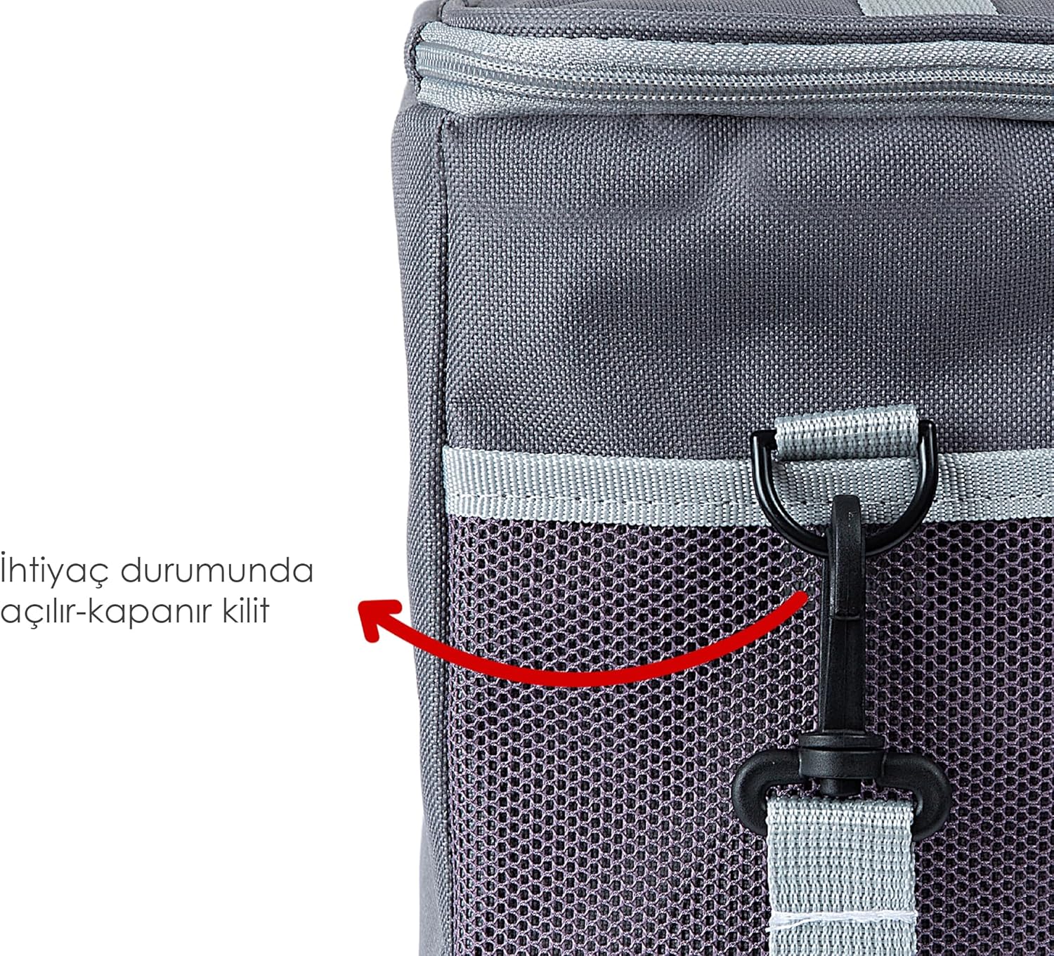 Babyjem Termos Çanta Gri