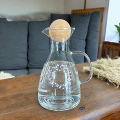 1800 ML Mantar Kapaklı Şık Cam Sürahi