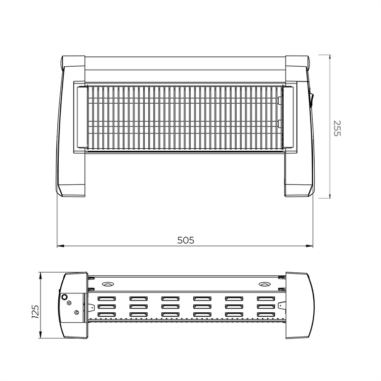Luxell 3 Çubuklu 1500 W Quartz Isıtıcı Soba