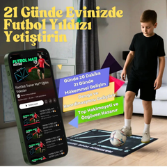 Mamba Futbol Antrenman Matı 90x60 Cm Eğitim Videosu ve Kaymaz Çorap Hediyeli