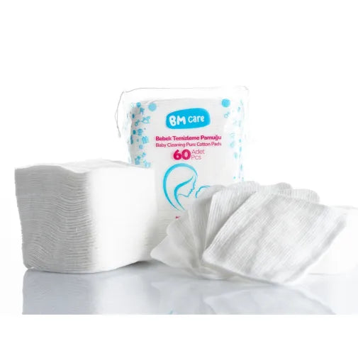 Bm Care 60'lı Bebek Temizleme Pamuğu