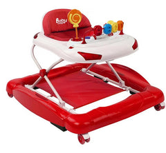 Babyhope 6 Ay+ Piano Oyuncaklı Müzikli Yürüteç Kırmızı