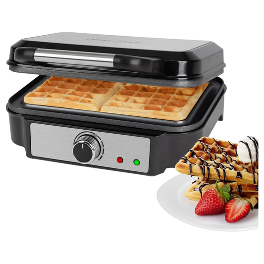 Proficook 2 Pişirme Yüzeyli 1000 W Waffle Makinesi