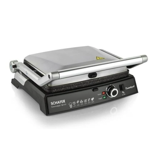Schafer Concept Grill Izgara Tost Makinesi Inox