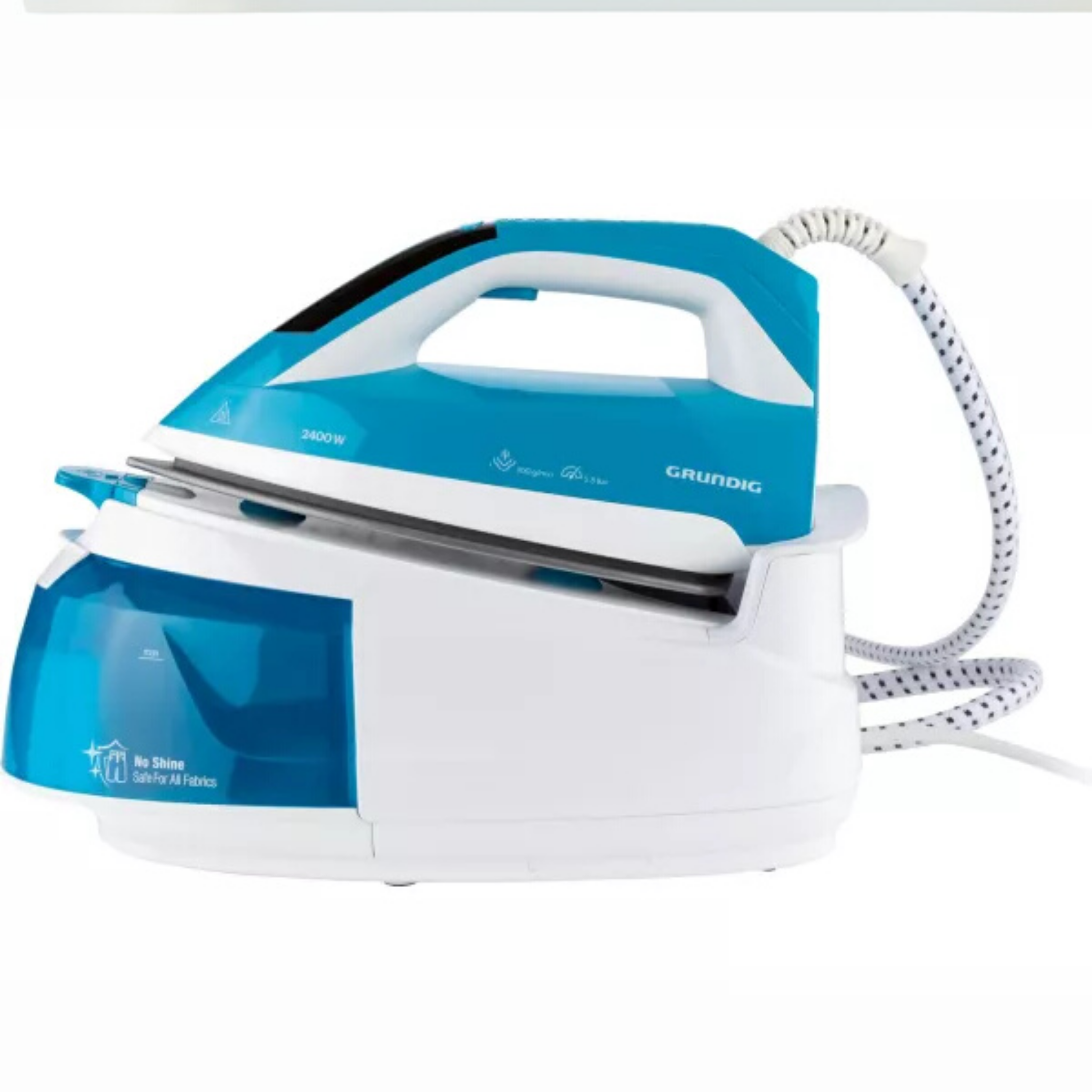 Grundig İstasyonlu 2400 W Buhar Kazanlı Ütü Mavi