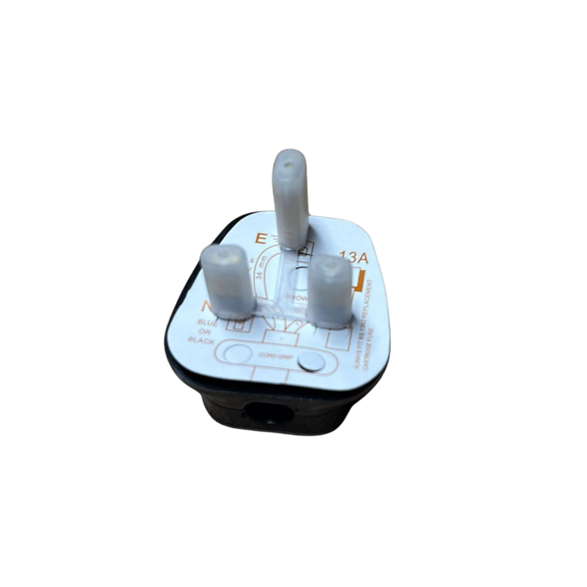 Dura Green 13A 250V Sigortalı Üçlü Fiş Siyah