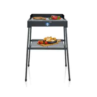 Severin 2200 w Ayaklı Elektrikli Barbekü Izgara Siyah
