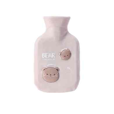 Sevimli Ayı Desenli 600 ML Sıcak Su Torbası Krem