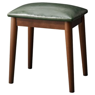 Yeşil Yastıklı Çok Amaçlı Puf 37x27x42 Cm