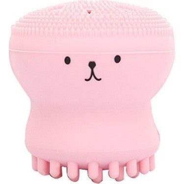Ahtapot Yüz Temizleme Fırçası Açık Pembe