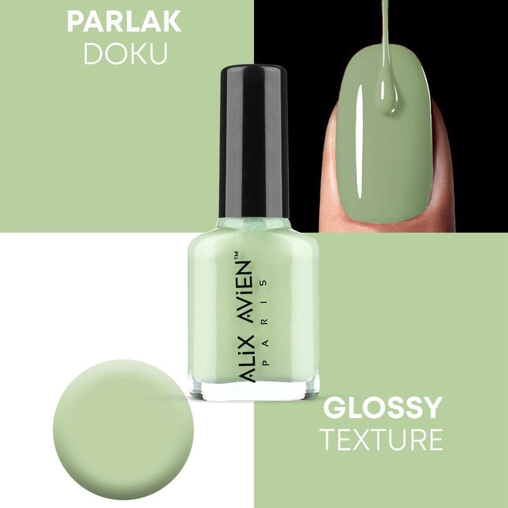 Alix Avien Açık Yeşil Oje Nail Lacquer