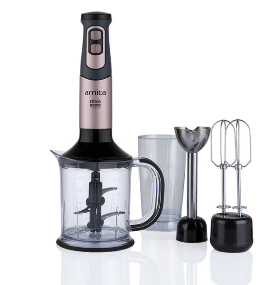 Arnica Diva Trend 1200 W Blender Seti Gümüş