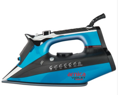 Arnica Violet 2800 Seramik Tabanlı 2600 W Şok Buharlı Ütü Mavi