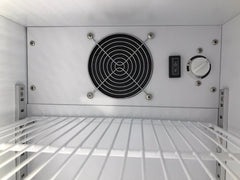 Arrow 80 Lt Işıklı Cam Mini Buzdolabı Siyah
