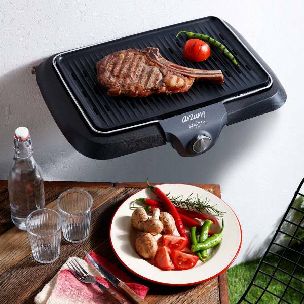 Arzum Griletto Barbekü Grill Makinesi Siyah