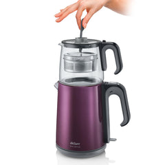 Arzum Çaycı Heptaze Elektrikli Çay Makinesi Mürdüm