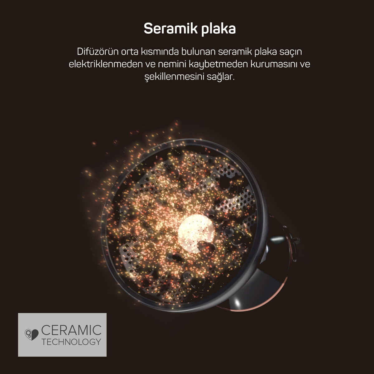 Arzum Bellissima Diffon Ceramic Saç Kurutma Makinesi