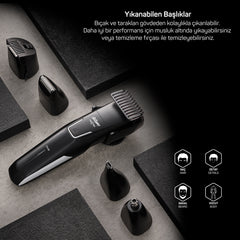 Arzum Trace Pro 9 in 1 Erkek Tıraş Bakım Seti