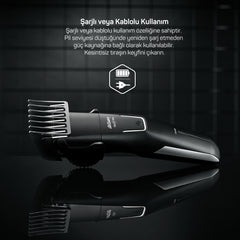 Arzum Trace Pro 9 in 1 Erkek Tıraş Bakım Seti