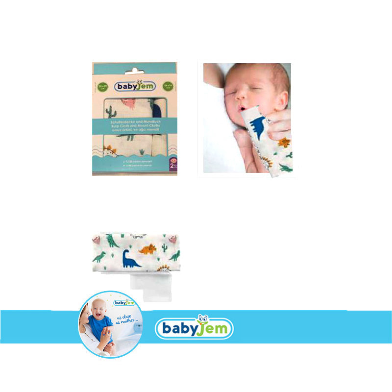 Babyjem 4'lü Dino Müslin Mendil