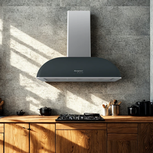 Bompani Retro Nero Antracite Davlumbaz