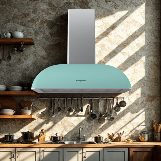 Bompani Retro Davlumbaz Turkuaz