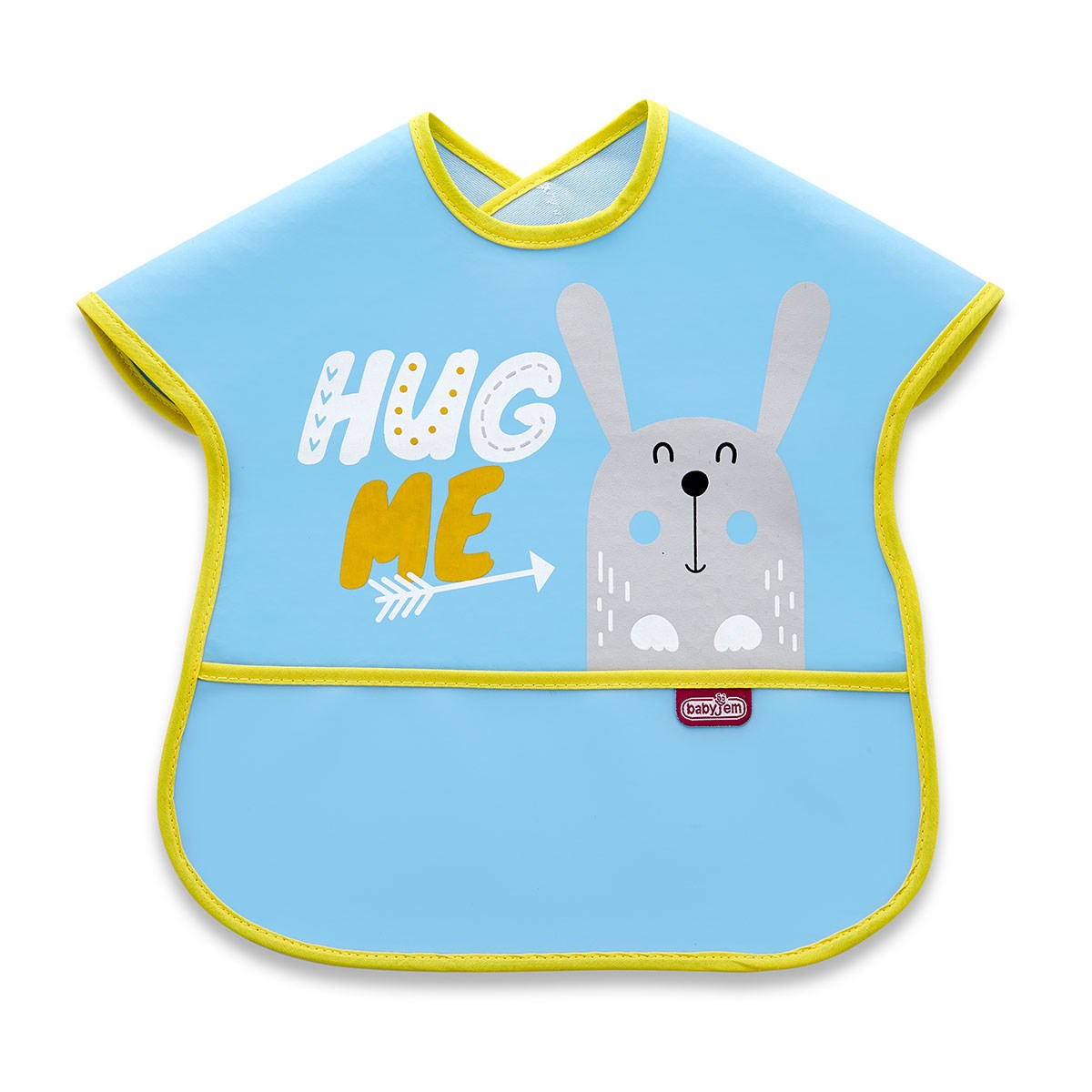 Babyjem Muşamba Hug Me Mama Önlüğü Mavi