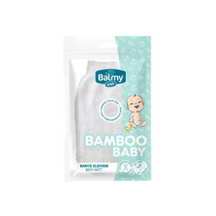 Balmy Baby Bamboo Baby Banyo Eldiveni Beyaz