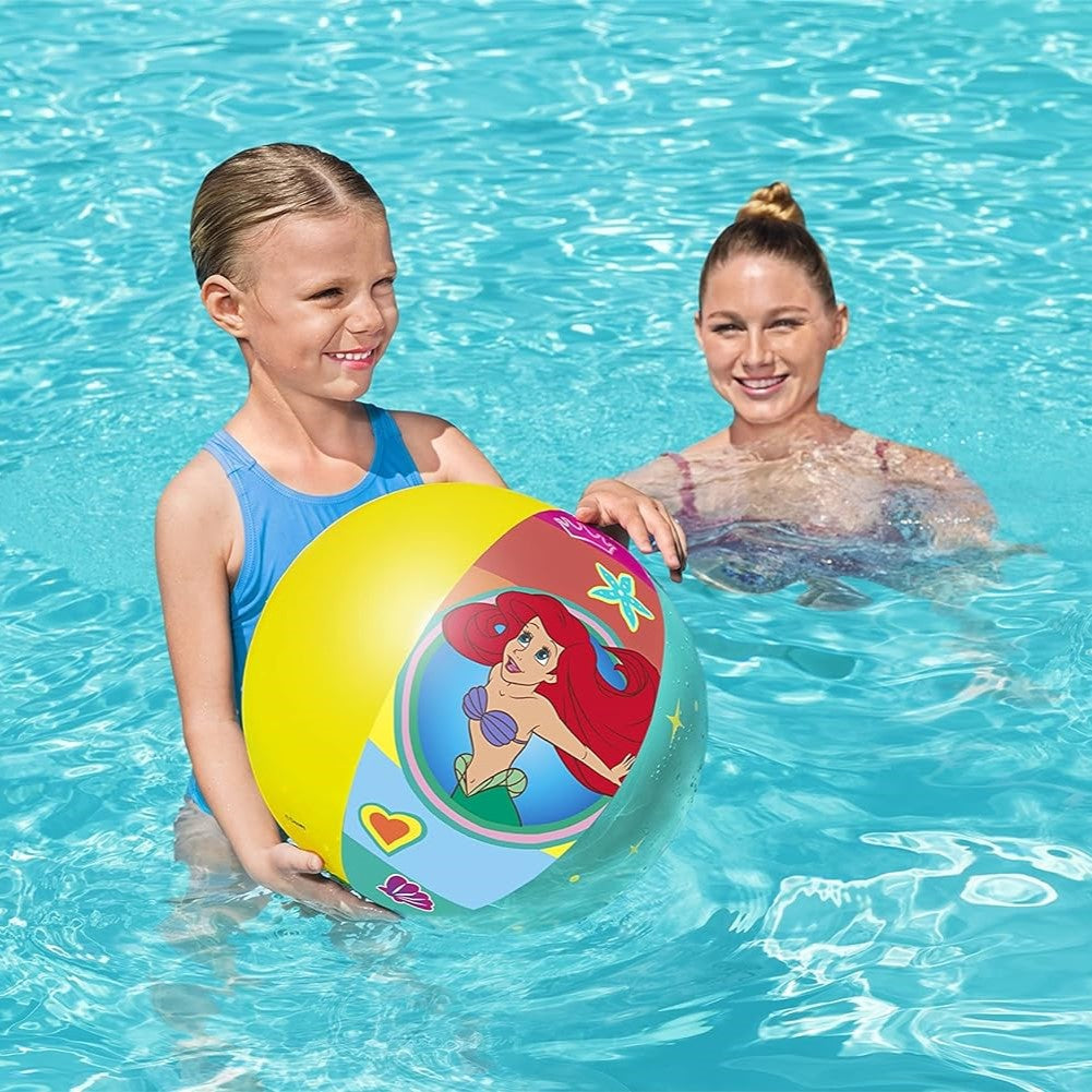 Bestway Disney Prenses 3+ UV Korumalı Deniz Gözlüğü ve Plaj Topu