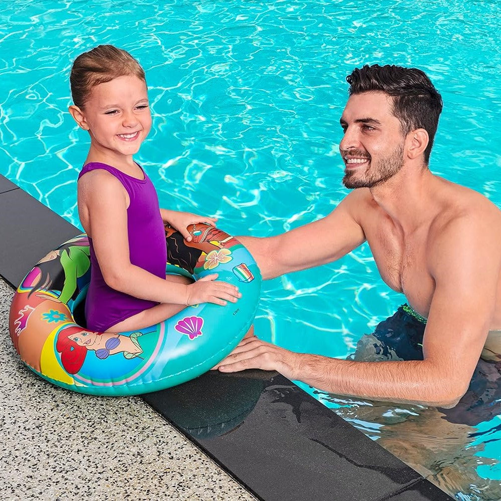 Bestway Disney Prenses 3+ UV Korumalı Deniz Havuz Gözlüğü ve 56 Cm Yüzme Simiti