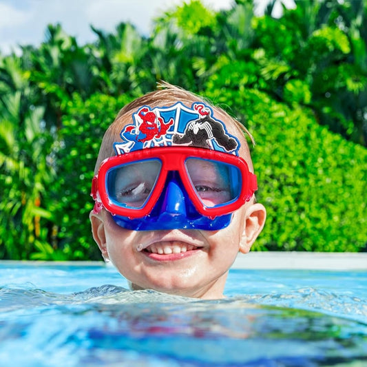 Bestway Spiderman 3+ UV Korumalı Deniz Gözlüğü ve Deniz Simitİ