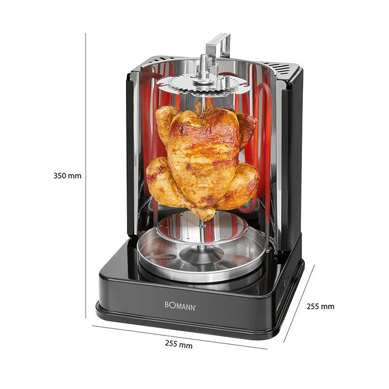 Bomann Döner Makinesi Dikey Grill 1400 w