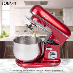Bomann 5 Lt Hamur Yoğurma Makinesi Kırmızı
