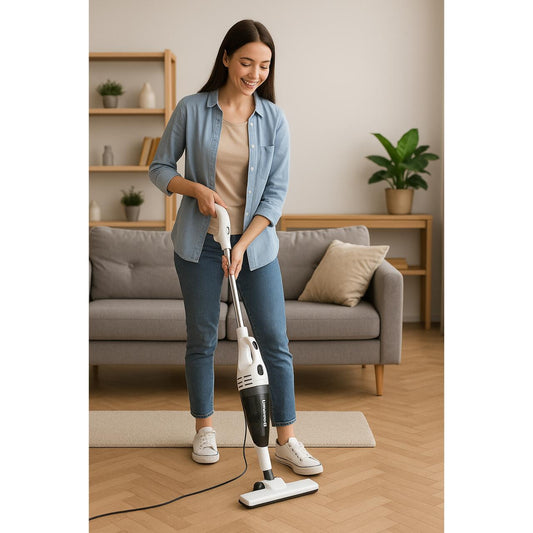 Hausberg Dikey ve Elde Kullanım Elektrikli Süpürge Beyaz