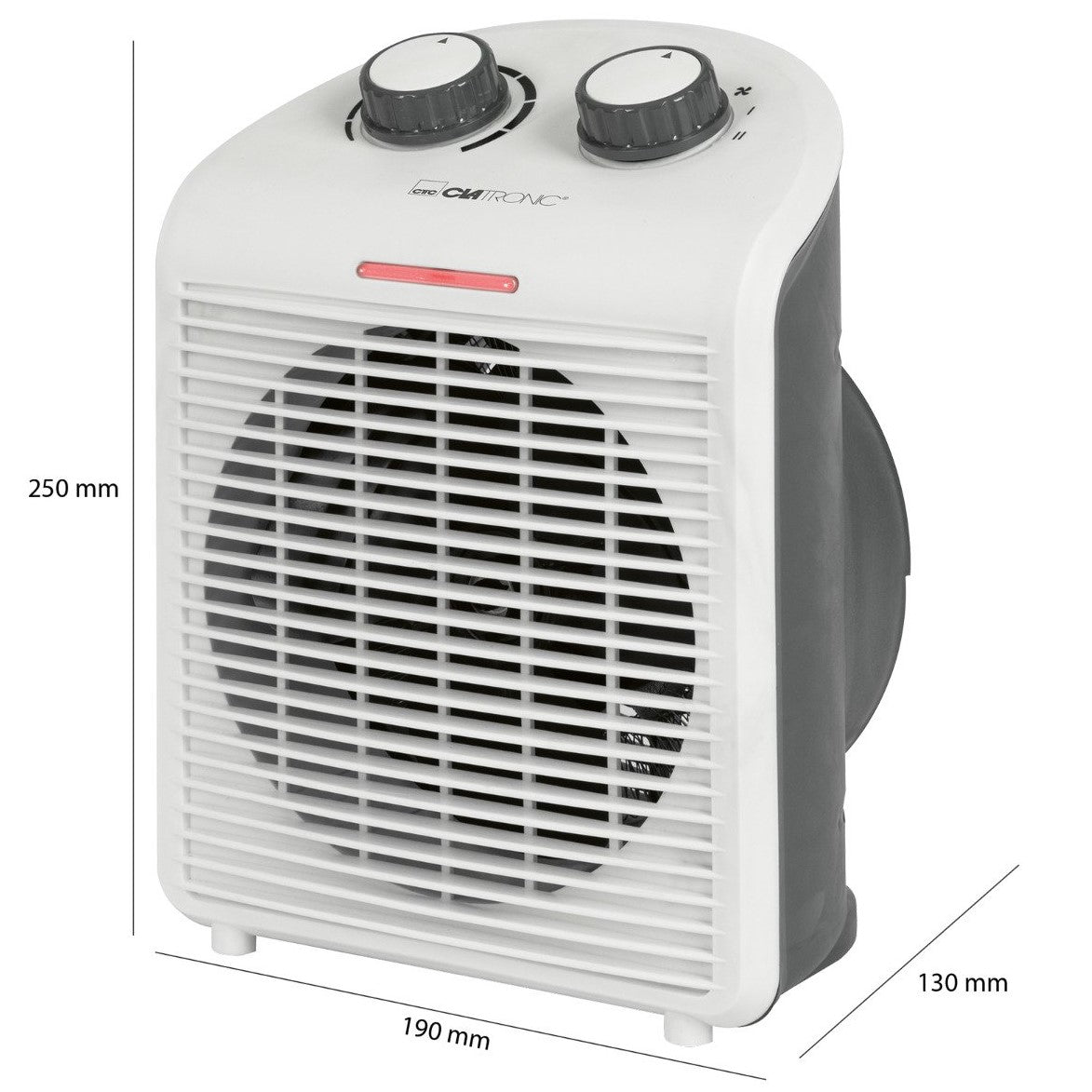 Clatronic Fanlı 1000-2000 W Soba Beyaz