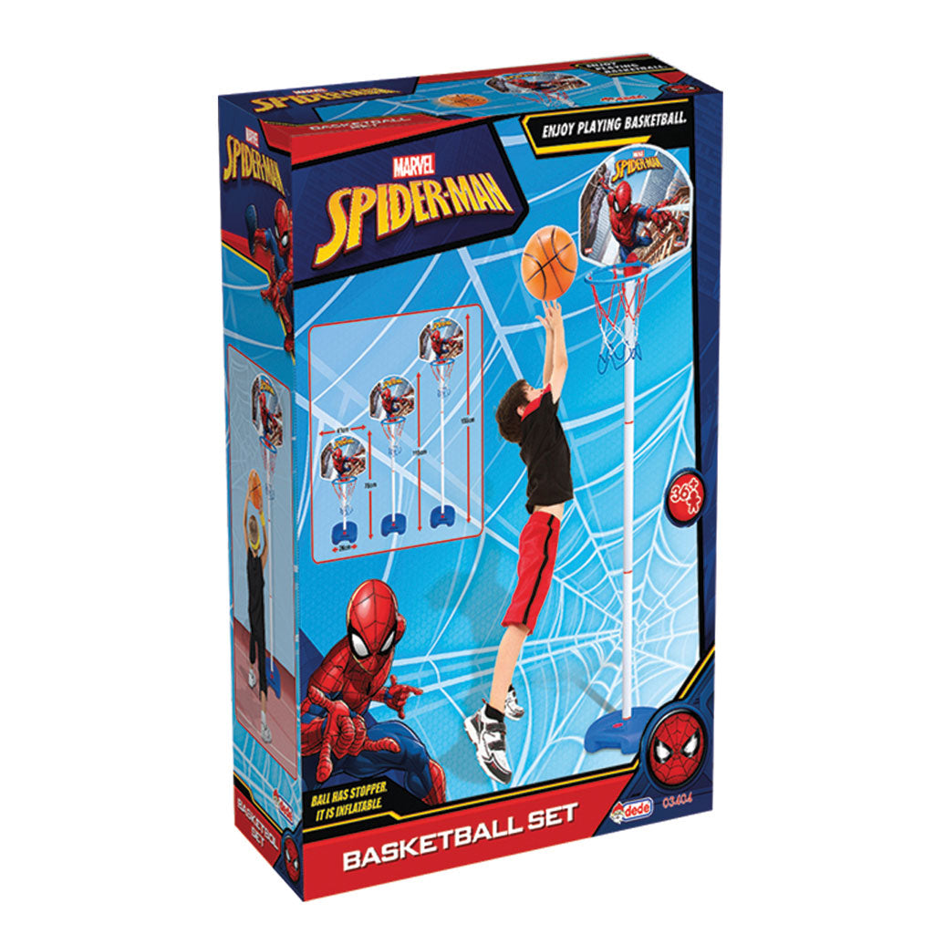 Dede Spiderman Büyük Ayaklı Basketbol Seti