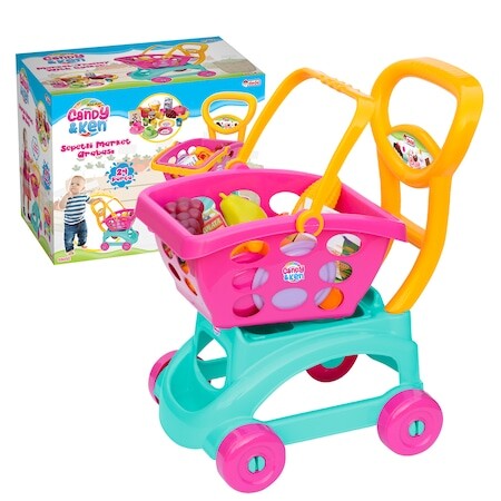 Dede CandyKen 24 Parça Sepetli Market Arabası