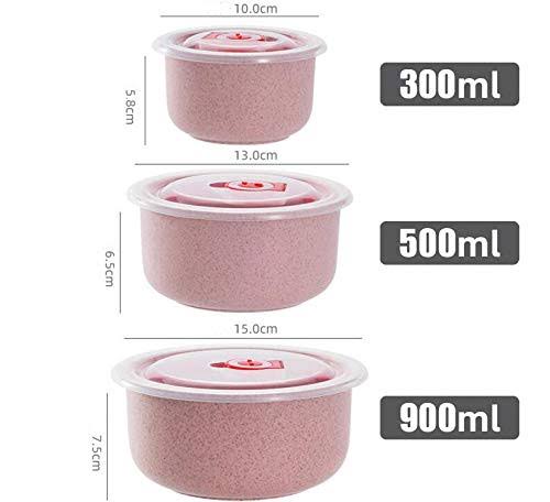 Derin Dondurucuya ve Mikrodalga Fırına Girebilen Vakumlu 3'lü Saklama Kabı Pembe
