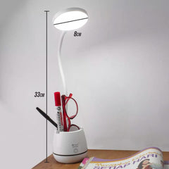 Dokunmatik 3 Modlu Yanan USB Girişli Şarjlı Led Masa Çalışma Lambası 2.5W