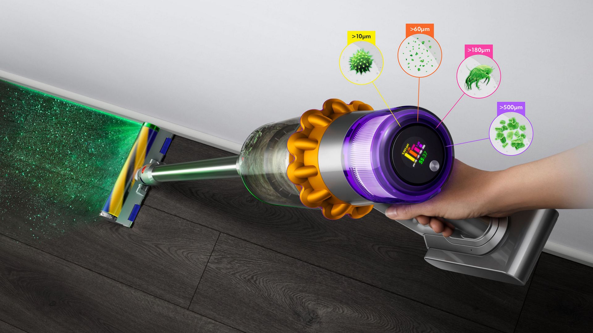 Dyson v15 Detect Fluffy Kablosuz Süpürge