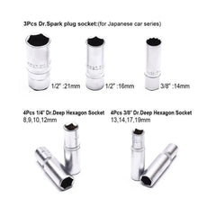Harden Lokma Anahtar Seti 132 Parça 1/2'' - 3/8'' - 1/4'' TP
