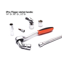 Harden Lokma Anahtar Seti 132 Parça 1/2'' - 3/8'' - 1/4'' TP