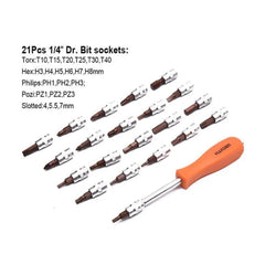 Harden Lokma Anahtar Seti 132 Parça 1/2'' - 3/8'' - 1/4'' TP