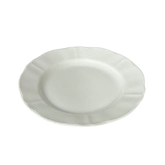 Dalgalı Desenli  Porselen Yemek Servis Tabağı 27 cm Beyaz