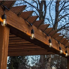 Güneş Enerjili IP65 Su Geçirmez 15 metre 15 Ampül LED Işık Seti