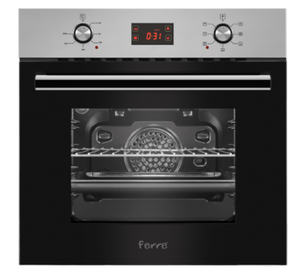 Ferre 7 Fonksiyonlu Dokunmatik LCD Ekran Fırın Çelik Tasarım