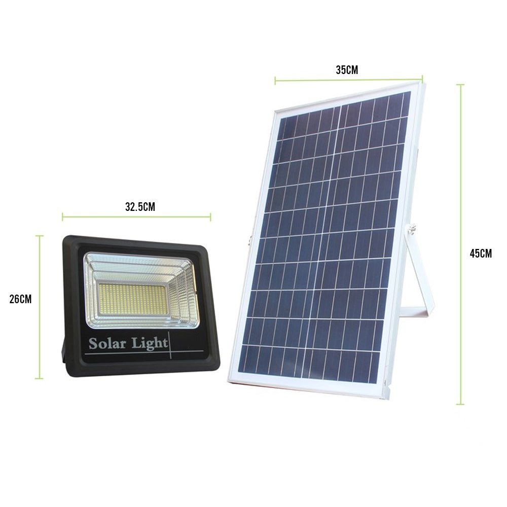 Güneş Enerjili 100W Kumandalı Solar Sokak Lambası IP67