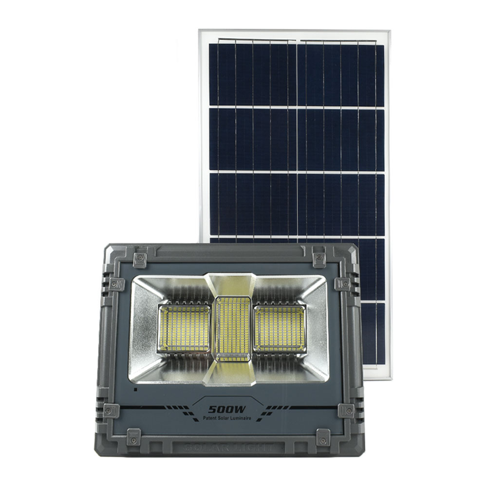 Güneş Enerjili 500W IP67 Dış Mekan Lambası Projektör